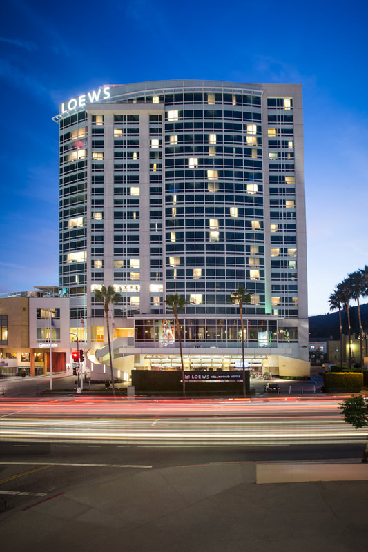 Exterior View of the Loews Hollywood Hotel